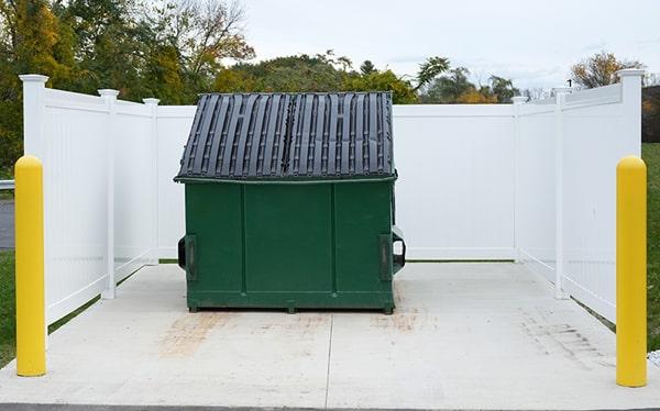 commercial dumpsters generally deliver their dumpsters within a few business days of request